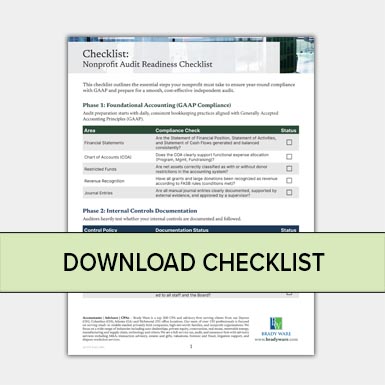 A Nonprofit Guide to GAAP Compliance and Year-Round Preparation